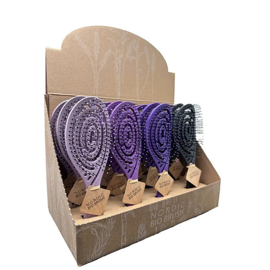 Nordic Bio Brush – 100% reusable black/grey/sand-coloured/purple