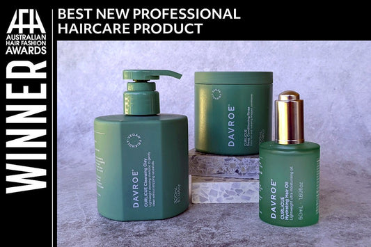 Davroe CURLiCUE hair care set for curly hair