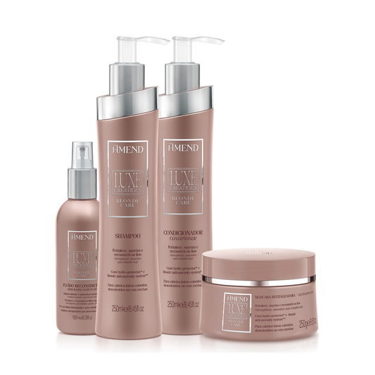 Amend Luxe Creations Blonde Care Reconstruction Sæt x 4 produkter